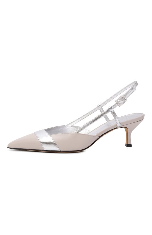 Кожаные туфли Kiton D61826K0901H04 Серый  D61826K0901H04 Фото 4