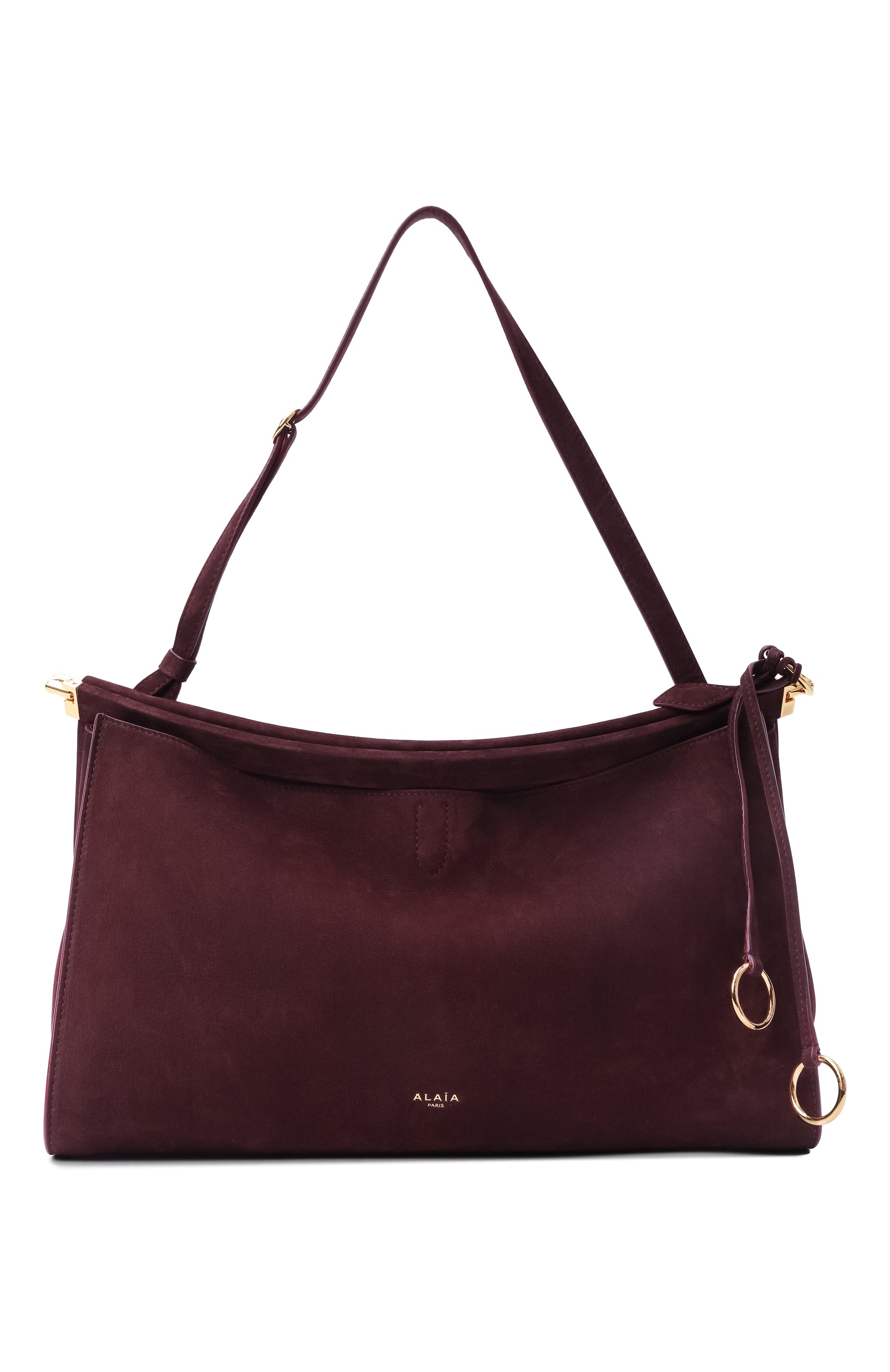 Сумка le click pocket 35 ALAIA темно-бордового цвета по цене 446500 руб., арт. AA1L2038CA214, фото 1 Сумка le click pocket 35 ALAIA, арт. AA1L2038CA214, фото 1