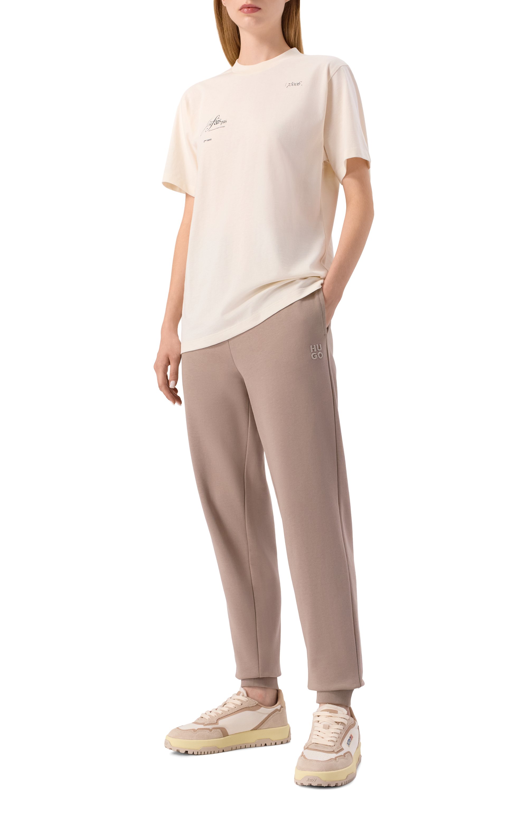 Хлопковые джоггеры HUGO, арт. 50522417, фото 2