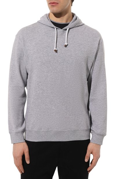 Хлопковое худи BRUNELLO CUCINELLI, арт. M0T359021G, фото 3