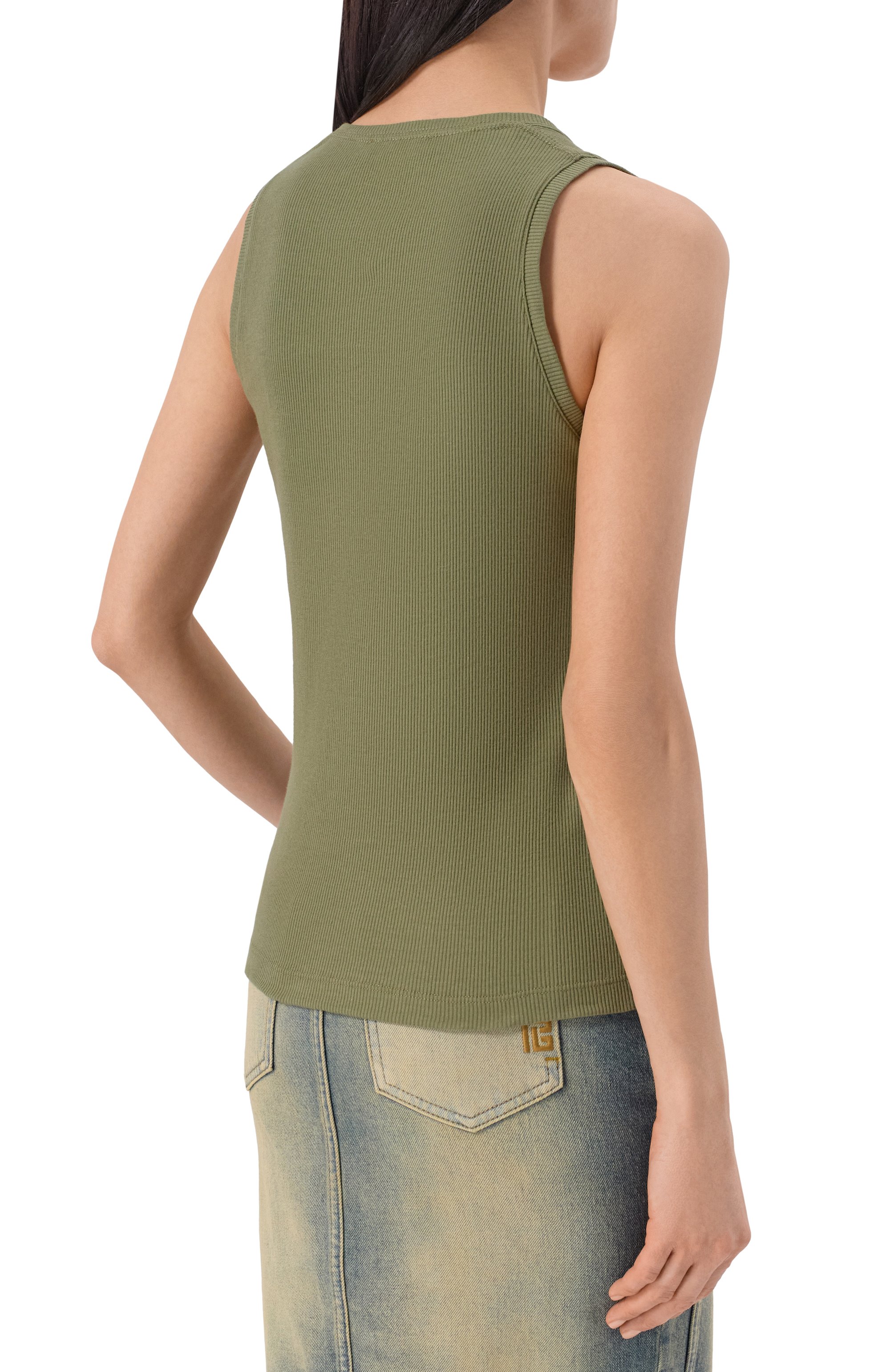 Хлопковая майка BALMAIN, арт. GF0EB075/BD10, фото 4