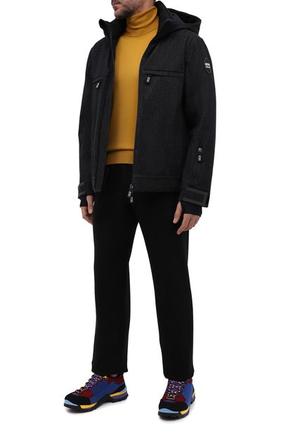 Комбинированные ботинки bally hike BALLY разноцветного цвета по цене 74500 руб., арт. BHM002-T/48, фото 2 Комбинированные ботинки bally hike BALLY, арт. BHM002-T/48, фото 2