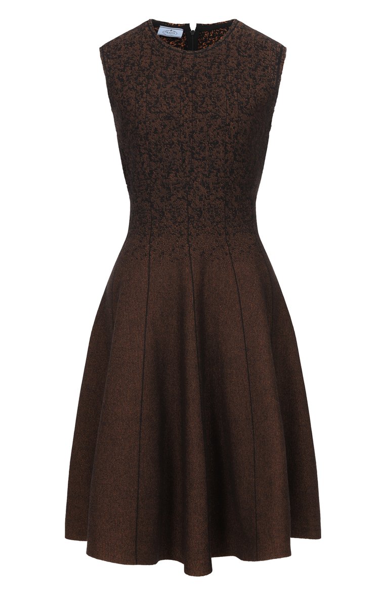 Шерстяное платье PRADA, арт. 123253-1JU6-F0005-152, фото 1