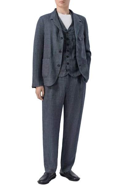 Мужской льняной пиджак HANNES ROETHER, арт. PAR32D0NE.6048