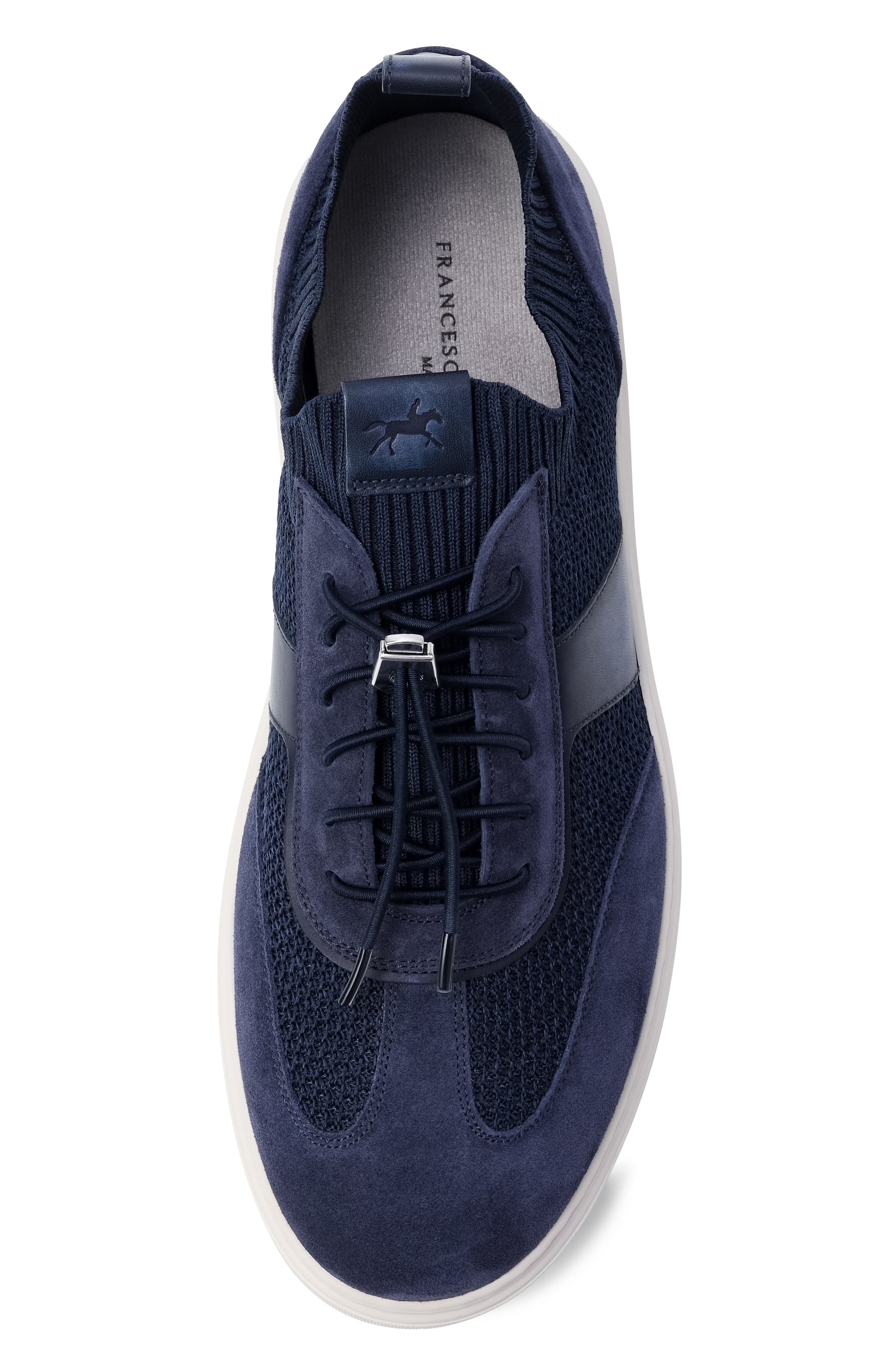 Комбинированные кеды FRANCESCHETTI синего цвета по цене 51300 руб., арт. 2259052/CAM0SCI0, фото 5 Комбинированные кеды FRANCESCHETTI, арт. 2259052/CAM0SCI0, фото 5