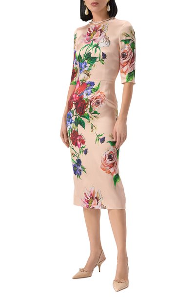 Атласное платье DOLCE & GABBANA, арт. F6EAJT/FSIB5, фото 3