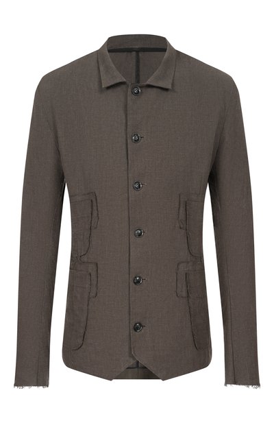 Мужской двусторонний пиджак из вискозы и льна 139DEC, арт. SUT617-GRE-HEMP