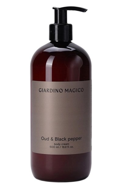 Женского крем для тела oud &amp; black pepper (500ml) GIARDINO MAGICO, арт. 4640200320612