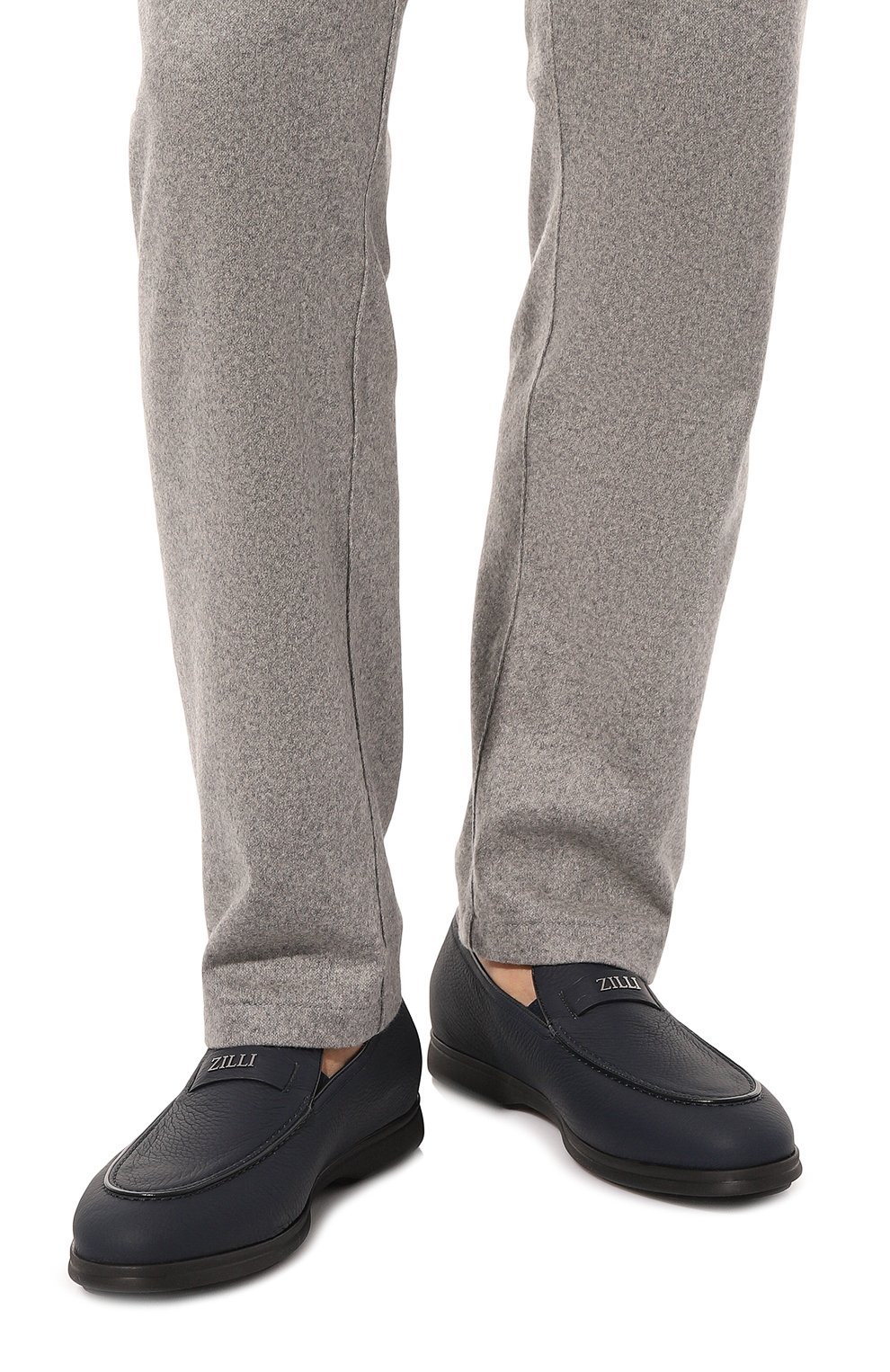 Кожаные лоферы ZILLI, арт. H0014AM1947VRUL02, фото 3