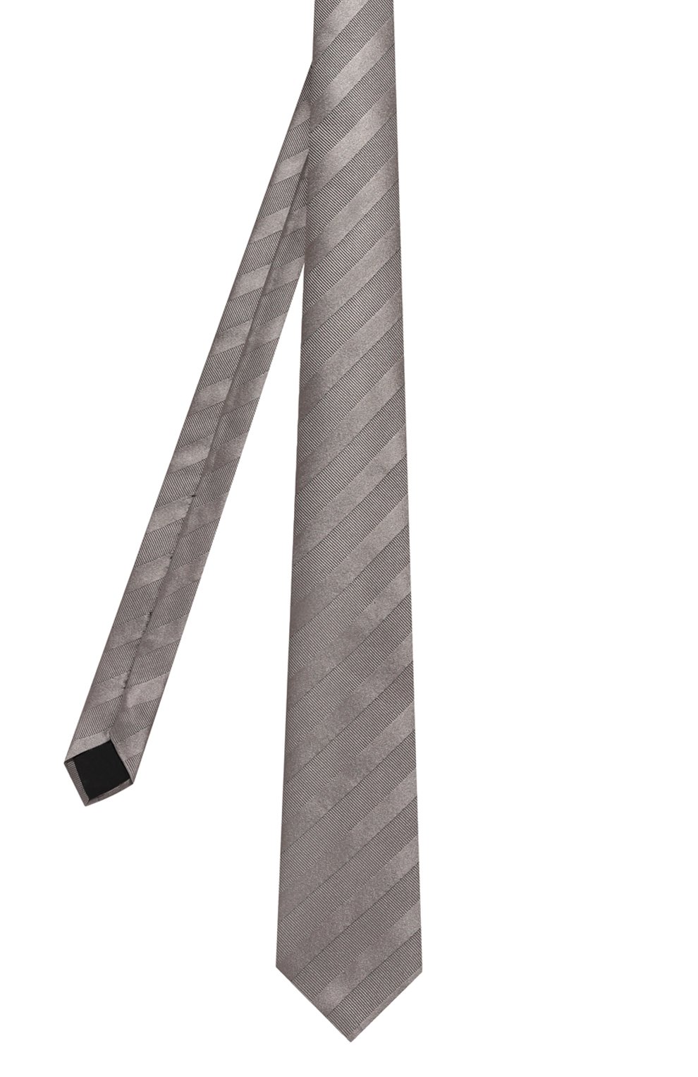 Шелковый галстук LANVIN серого цвета по цене 14100 руб., арт. 1305/TIE, фото 3 Шелковый галстук LANVIN, арт. 1305/TIE, фото 3