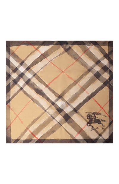 Шелковый платок BURBERRY, арт. 8121392, фото 4