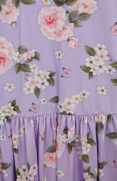 Хлопковое платье MONNALISA, арт. 11C922, фото 3