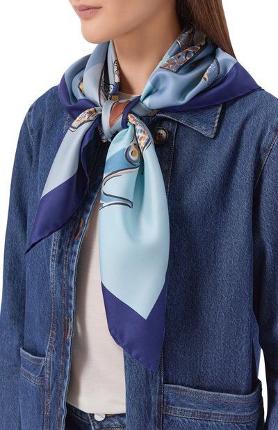 Женский шелковый платок FERRAGAMO, арт. 310231/789