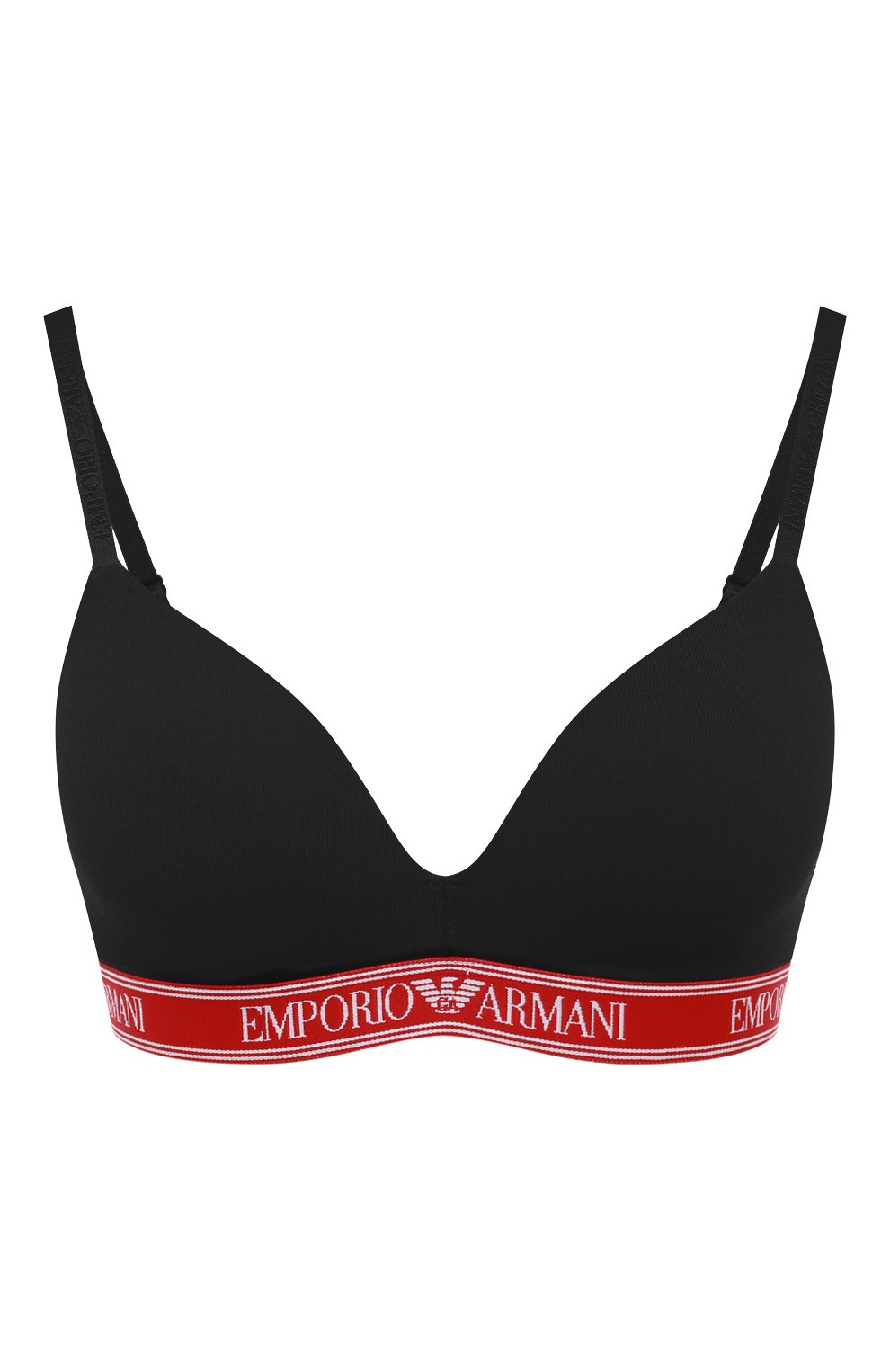 Хлопковый бюстгальтер с плотной чашкой EMPORIO ARMANI, арт. 164410/2R227, фото 1
