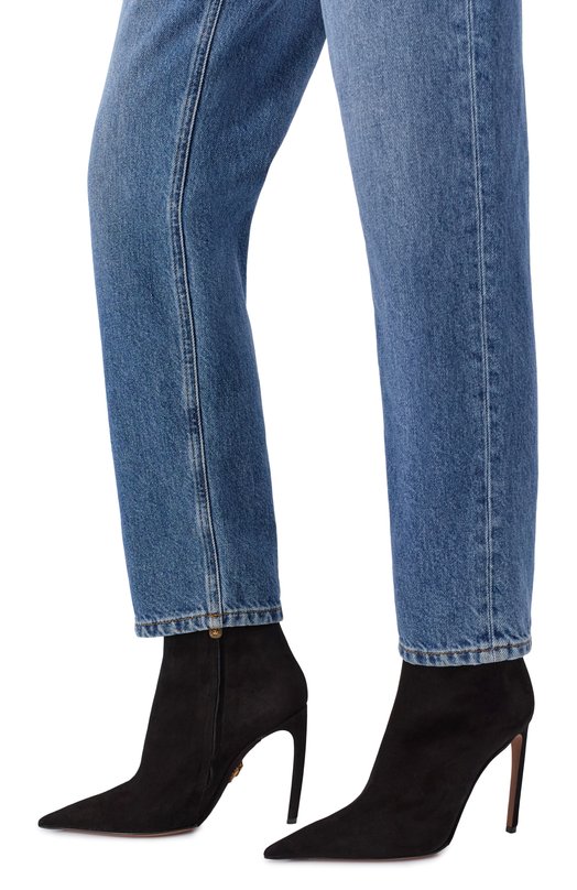 Замшевые ботильоны Devotion 105 Dolce & Gabbana CT1084/A1275 Чёрный  CT1084/A1275 Фото 2