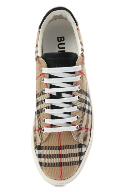 Текстильные кеды BURBERRY, арт. 8038185, фото 5