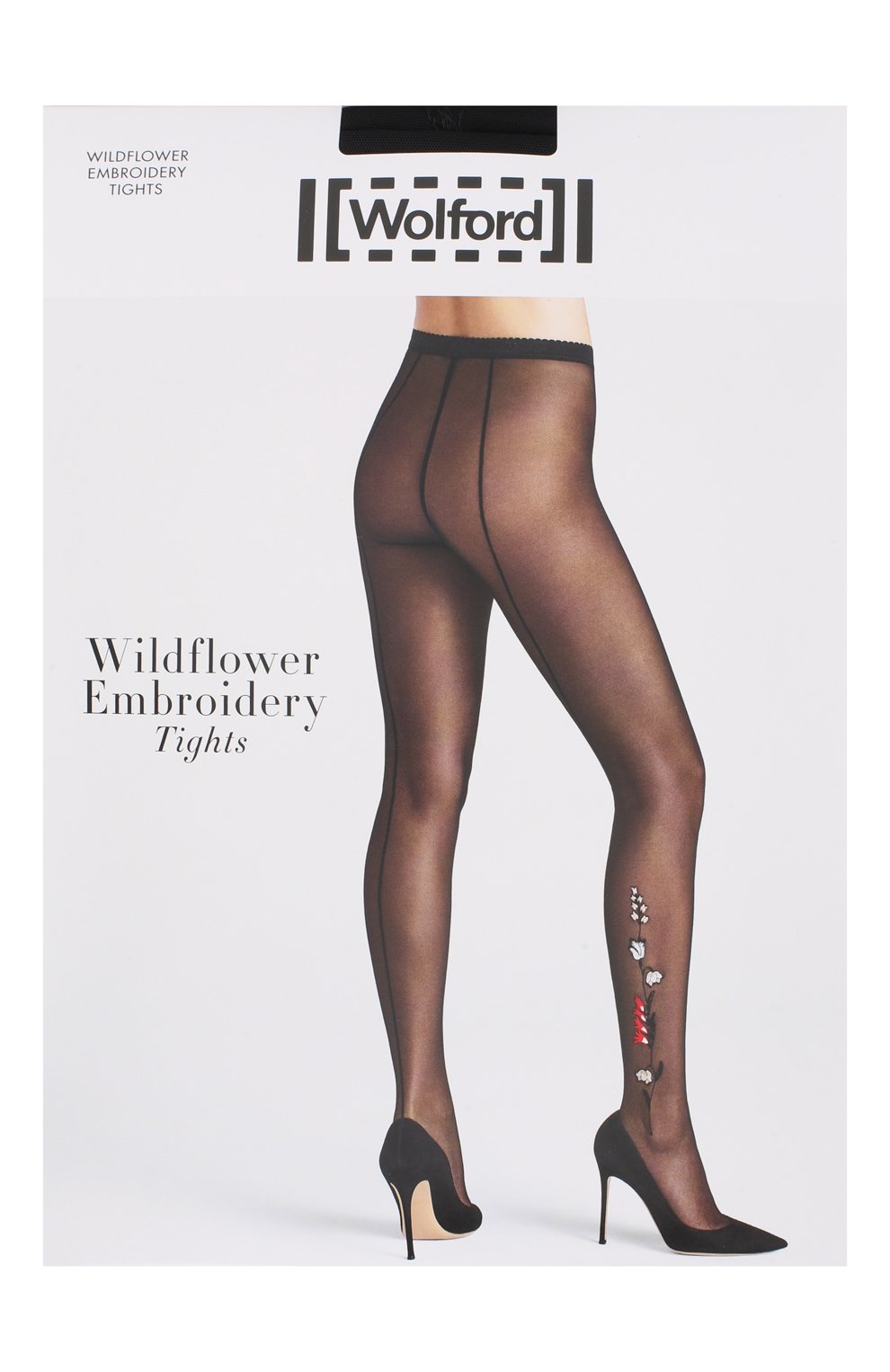 Колготки WOLFORD черного цвета по цене 7890 руб., арт. 19235, фото 1 Колготки WOLFORD, арт. 19235, фото 1