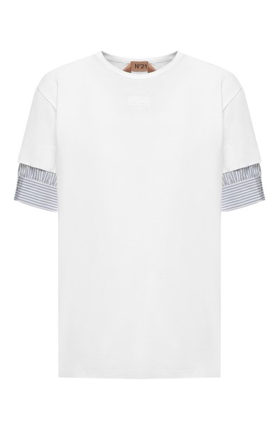 Женская хлопковая футболка N21, арт. 19E N2M0/F021/4157