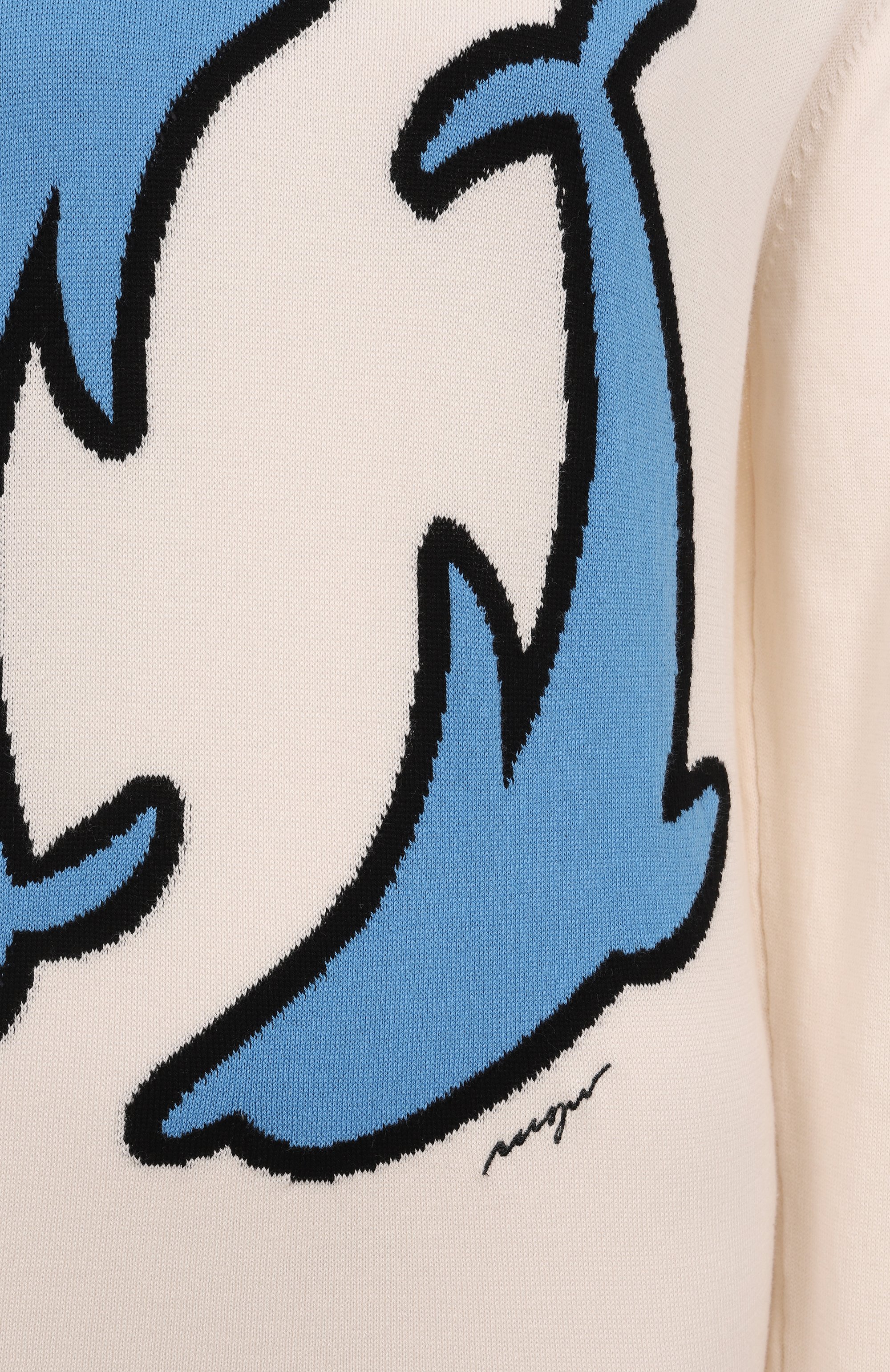 Хлопковый пуловер MSGM, арт. 3841MDM213/257282, фото 6