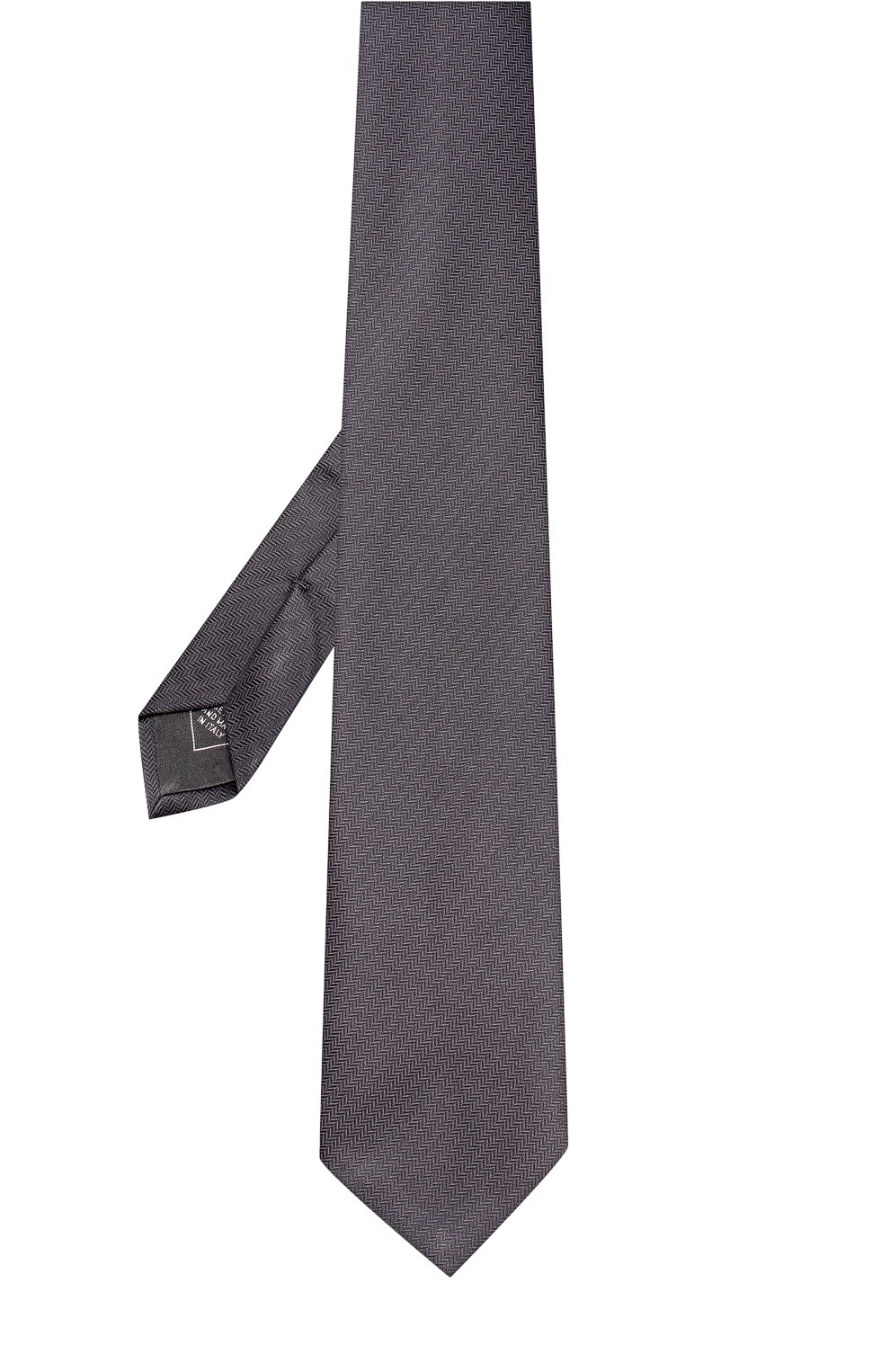 Шелковый галстук с узором BRIONI черного цвета по цене 24450 руб., арт. 062I/0640S, фото 2 Шелковый галстук с узором BRIONI, арт. 062I/0640S, фото 2