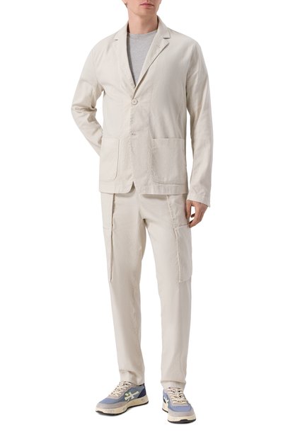 Пиджак из хлопка и льна TRANSIT, арт. CFUTRZE143, фото 3