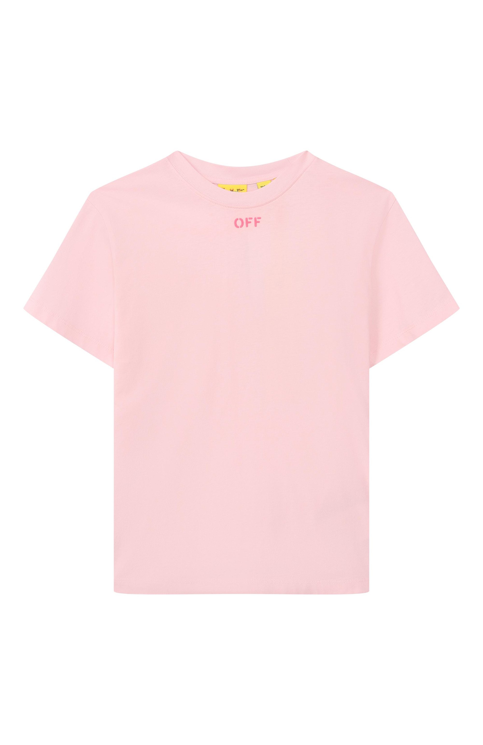 Хлопковая футболка OFF-WHITE, арт. 0GAA001S26JER006_001, фото 1
