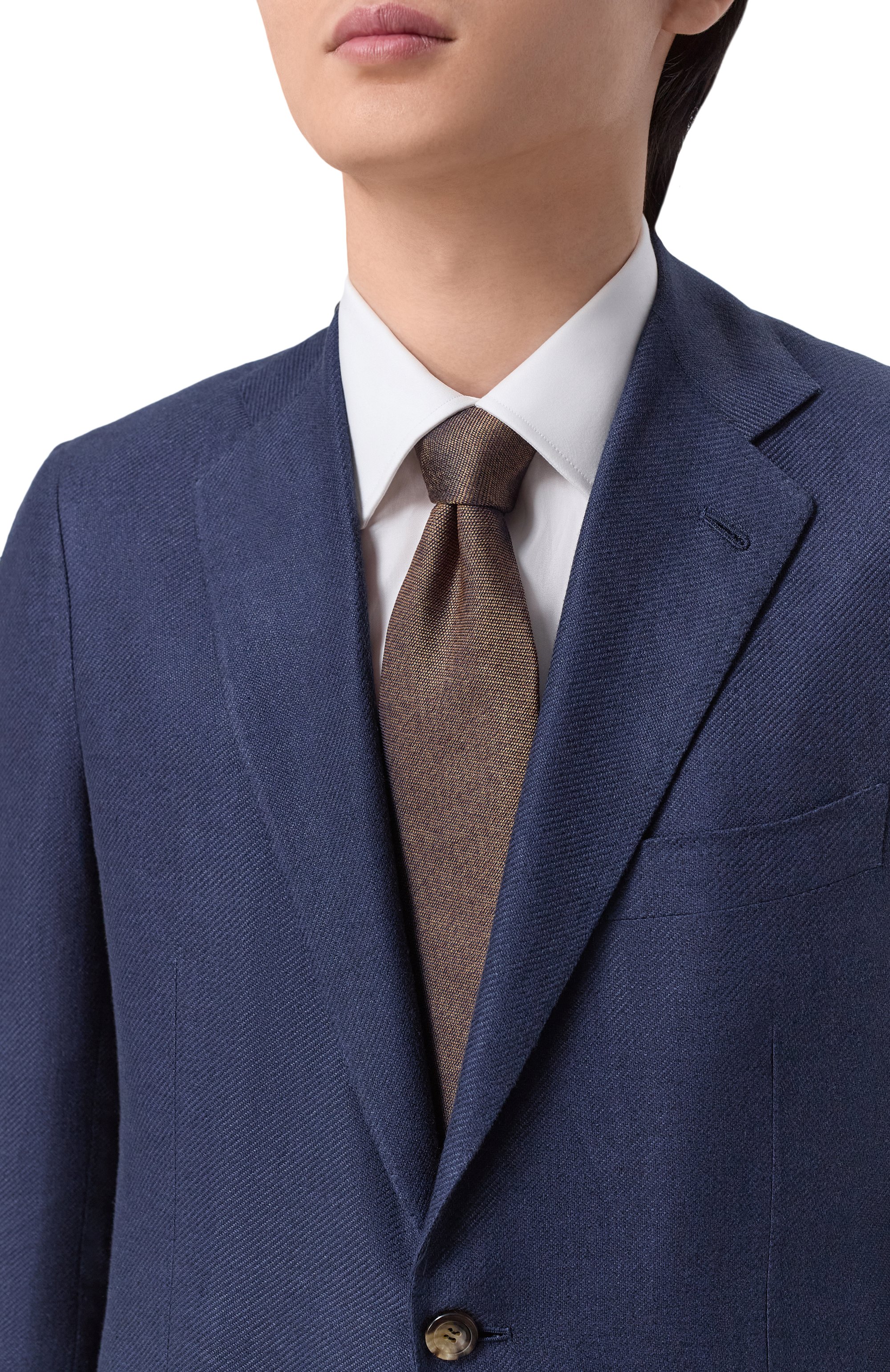 Шелковый галстук CORNELIANI, арт. 27U302/2720329, фото 2