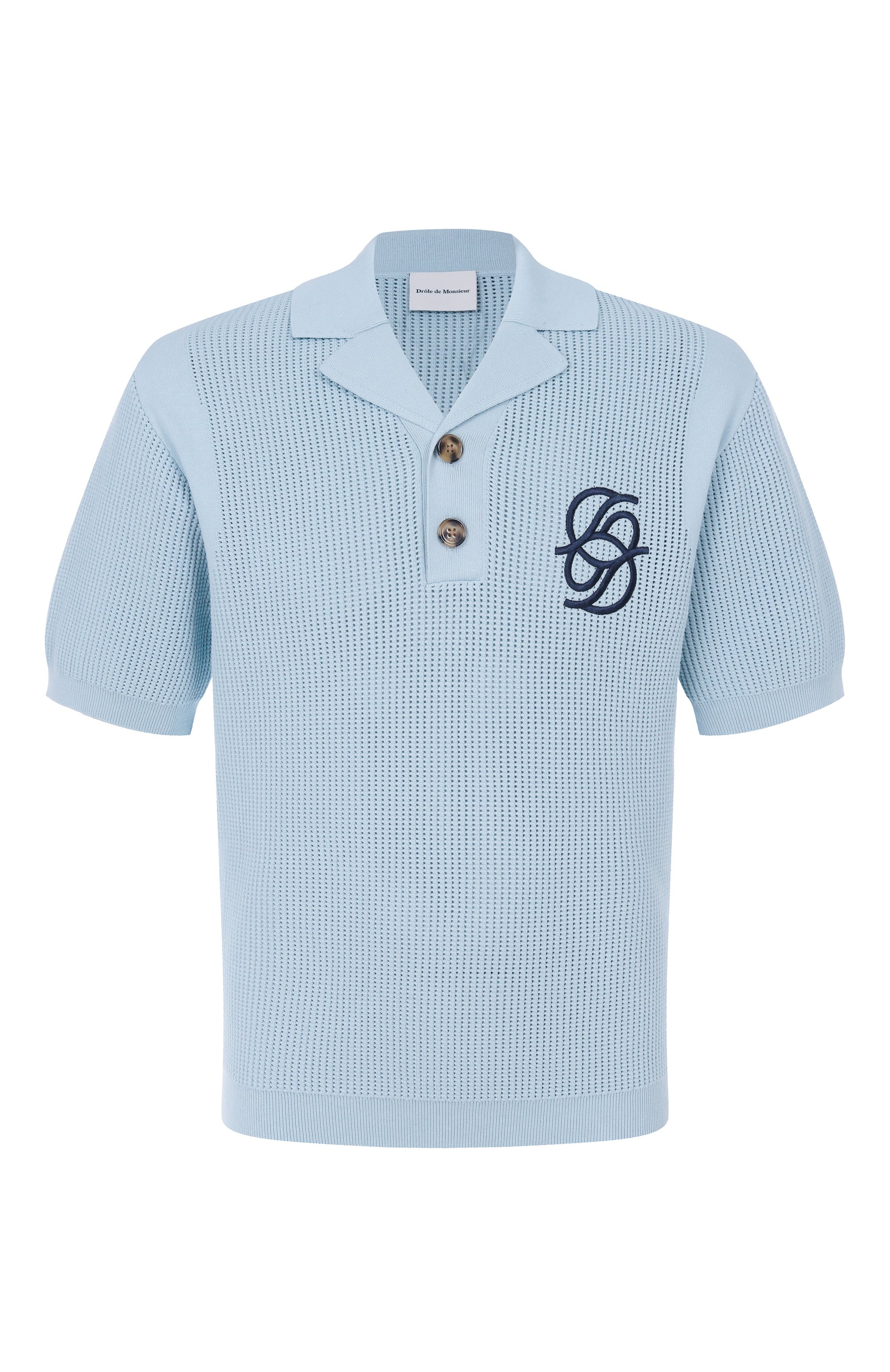 Хлопковое поло DROLE DE MONSIEUR, арт. J-P0171-C0207-LBE, фото 1