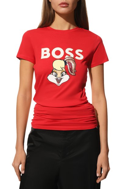 Хлопковая футболка looney tunes x boss BOSS, арт. 50484941, фото 3