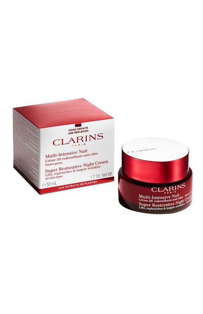 Восстанавливающий ночной крем с эффектом лифтинга для любого типа кожи multi-intensive (50ml) CLARINS, арт. 80088226, фото 4