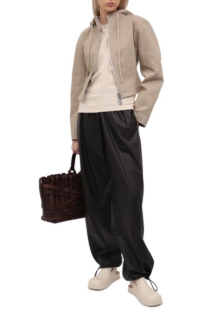 Льняной кардиган BOTTEGA VENETA бежевого цвета по цене 219000 руб., арт. 656010/V00E0, фото 2 Льняной кардиган BOTTEGA VENETA, арт. 656010/V00E0, фото 2