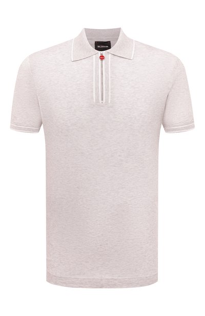 Мужская хлопковое поло KITON, арт. UK1267