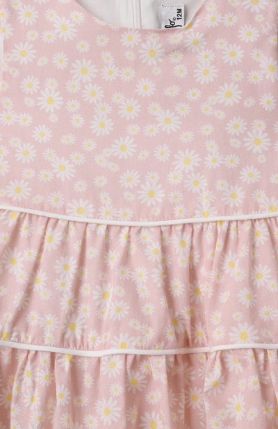 Хлопковое платье IL GUFO, арт. P25VA319C4138/12M-18M, фото 3