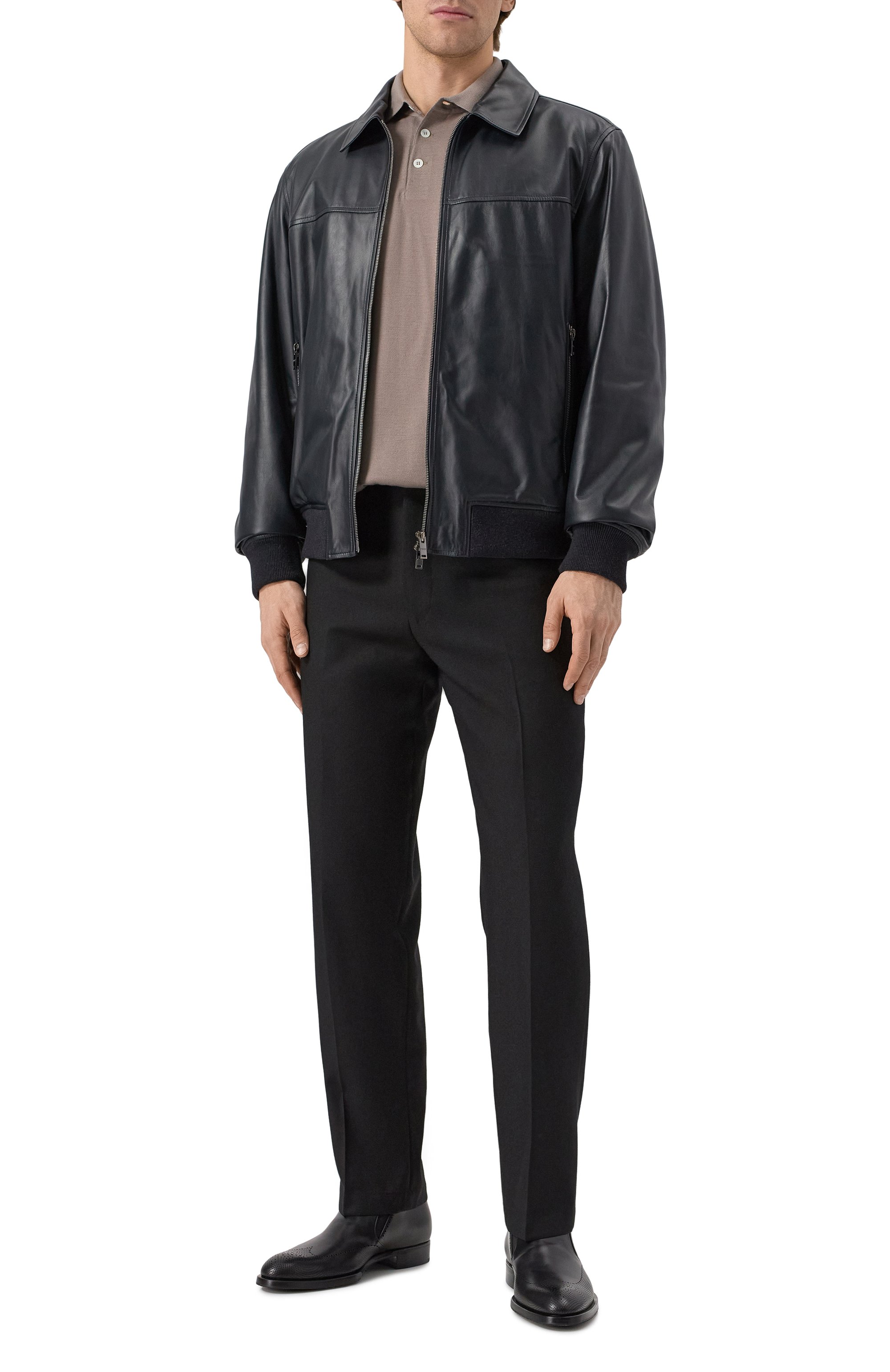 Кожаные ботинки ZILLI, арт. H0127AM1020VSWH01, фото 2