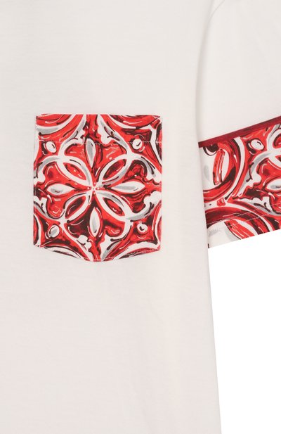 Хлопковая футболка DOLCE & GABBANA, арт. L4JTKH/G7P5D_001, фото 3