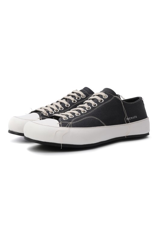 Кожаные кеды Mark Premiata 32423/VAR 4 Чёрный 32423/VAR 4