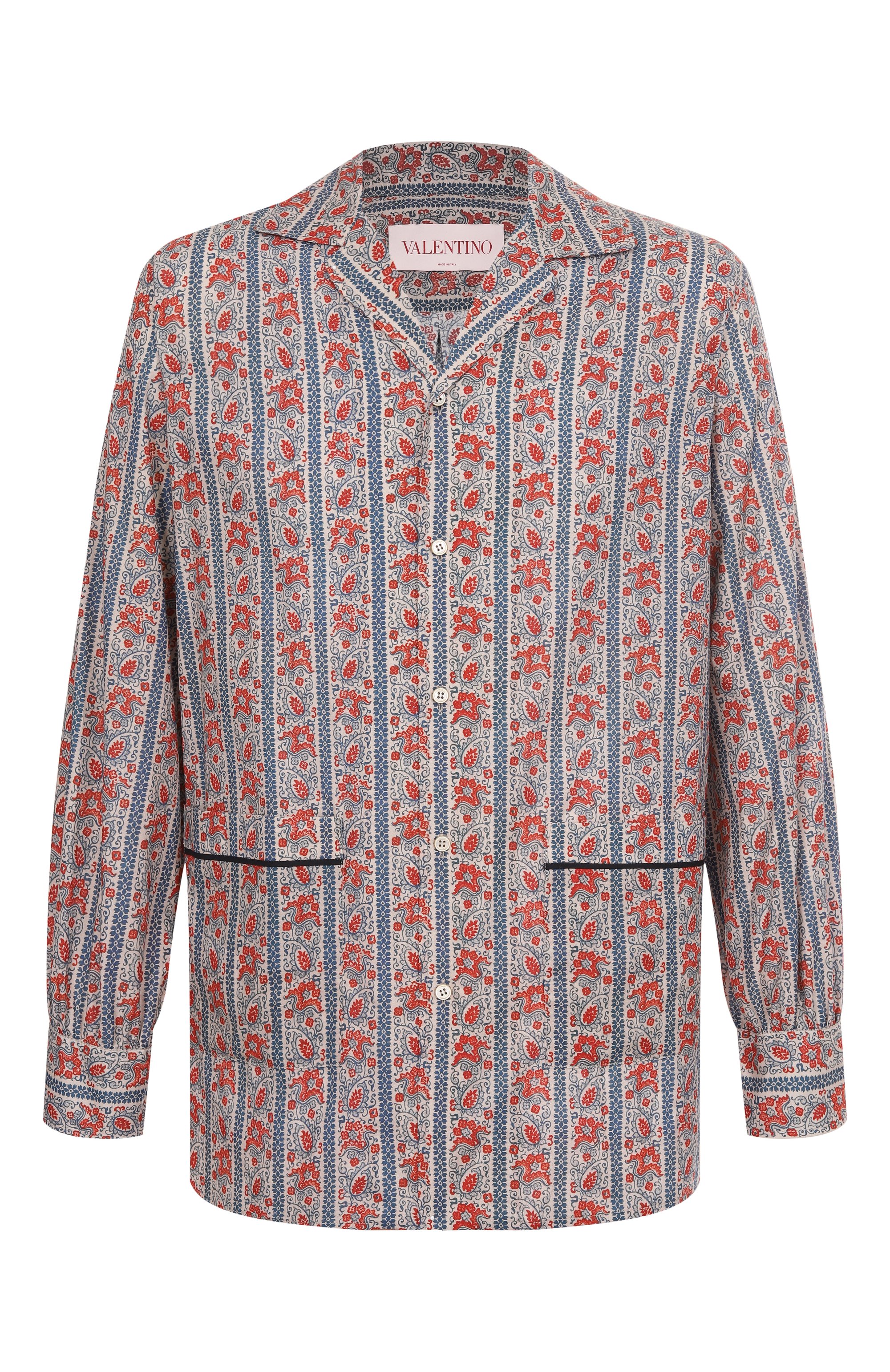 Хлопковая рубашка VALENTINO, арт. 6V3ABQ65AN2, фото 1