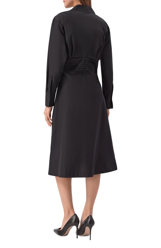 Хлопковое платье BOSS 50553673 Чёрный  50553673 Фото 3