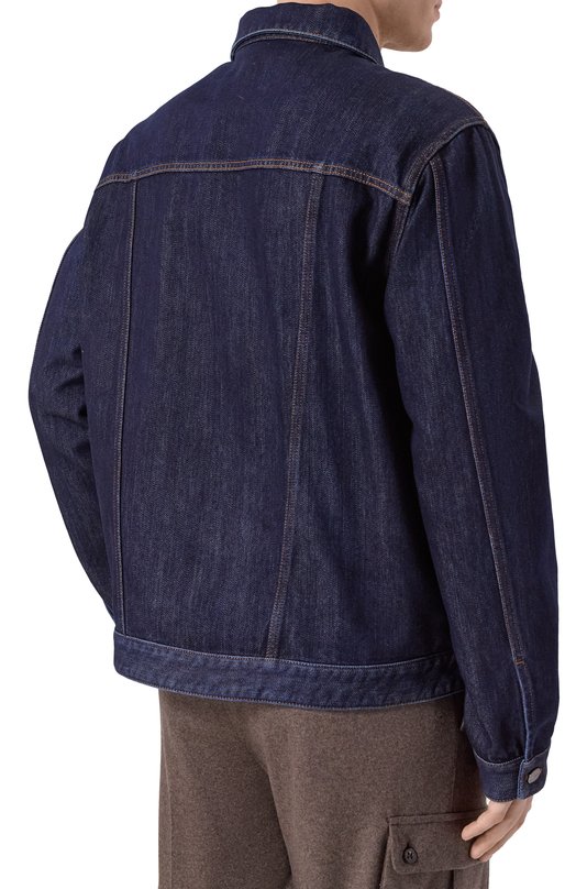 Джинсовая куртка MVST M25.1PM.J001C Синий  M25.1PM.J001C Фото 4