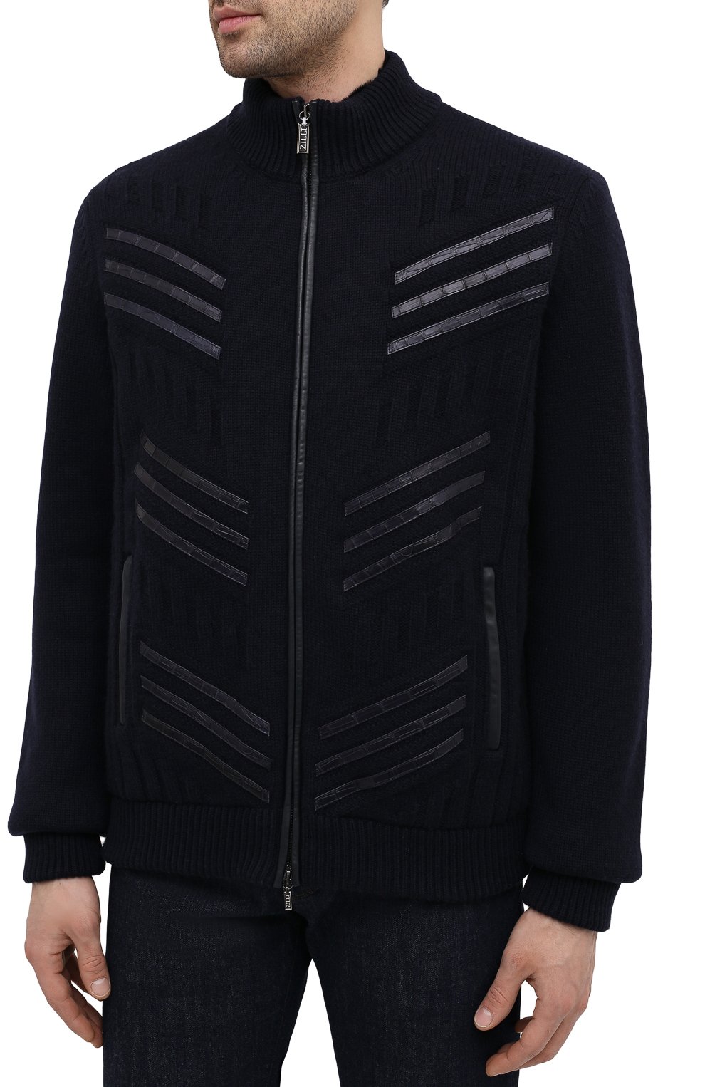 Кашемировый бомбер с подкладкой из ласки ZILLI, арт. MBU-BL275-CR0C1/ML01/AMIS, фото 3