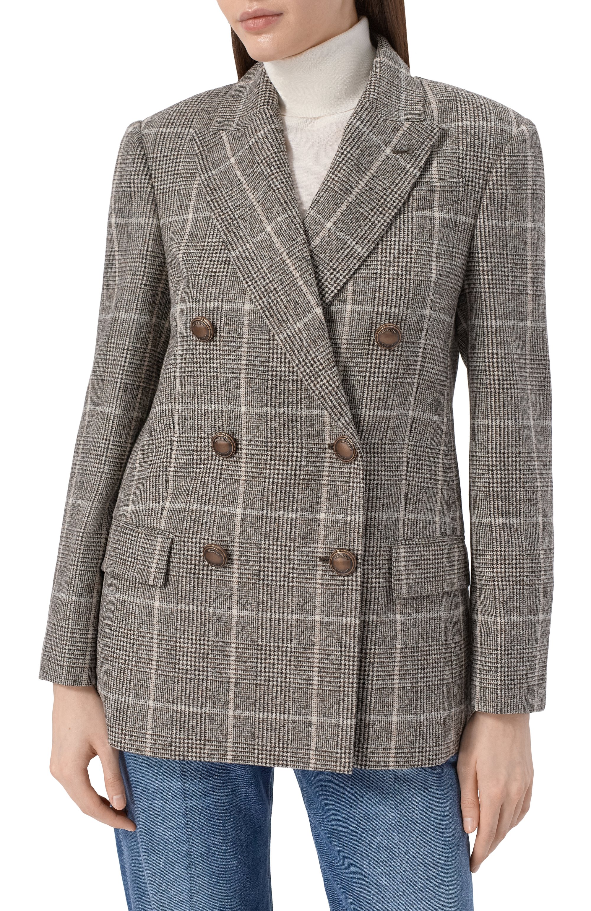 Шерстяной жакет BRUNELLO CUCINELLI, арт. MV4037053, фото 3