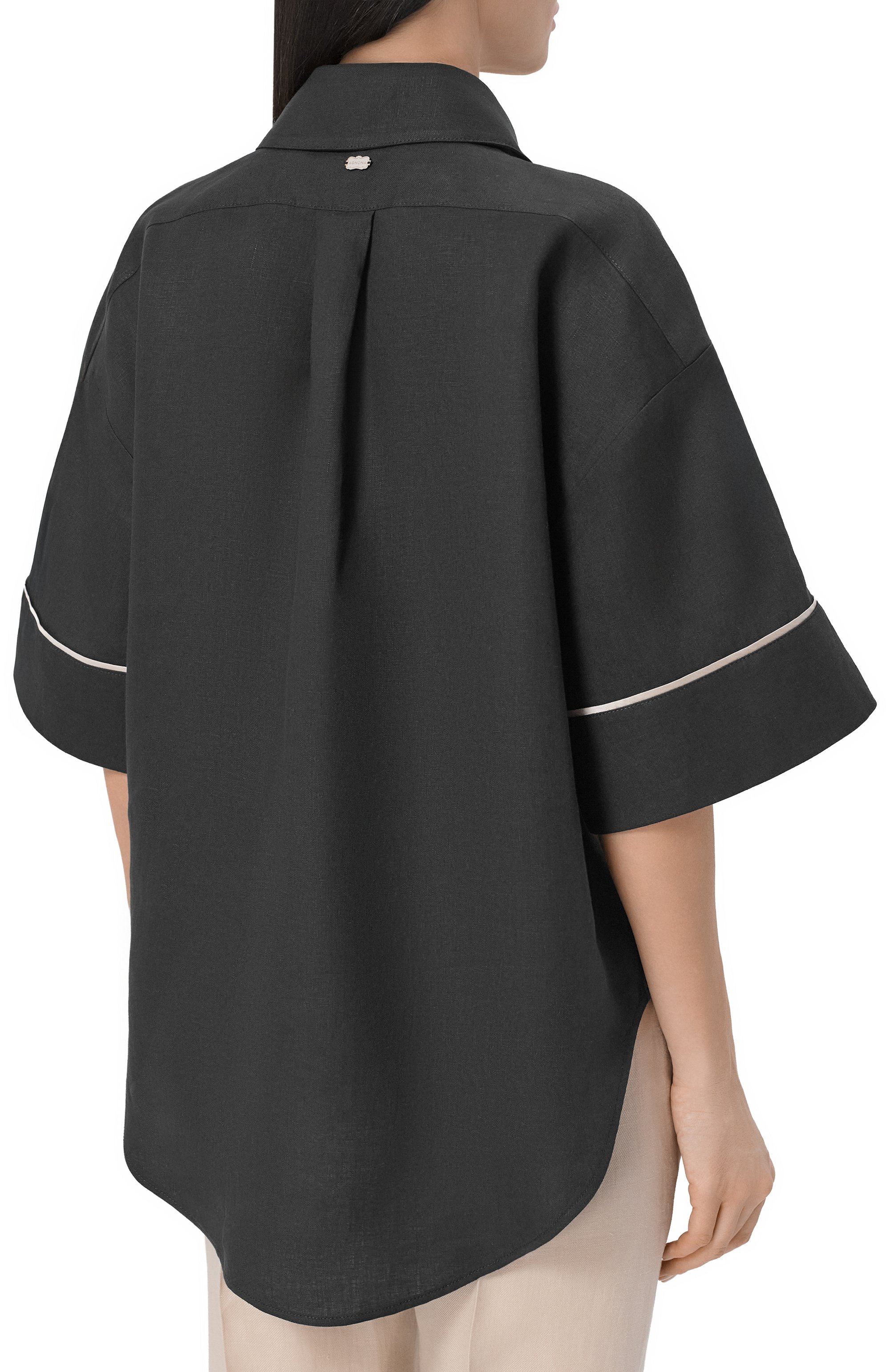 Льняная рубашка AGNONA, арт. TD1109E/U3049E, фото 4