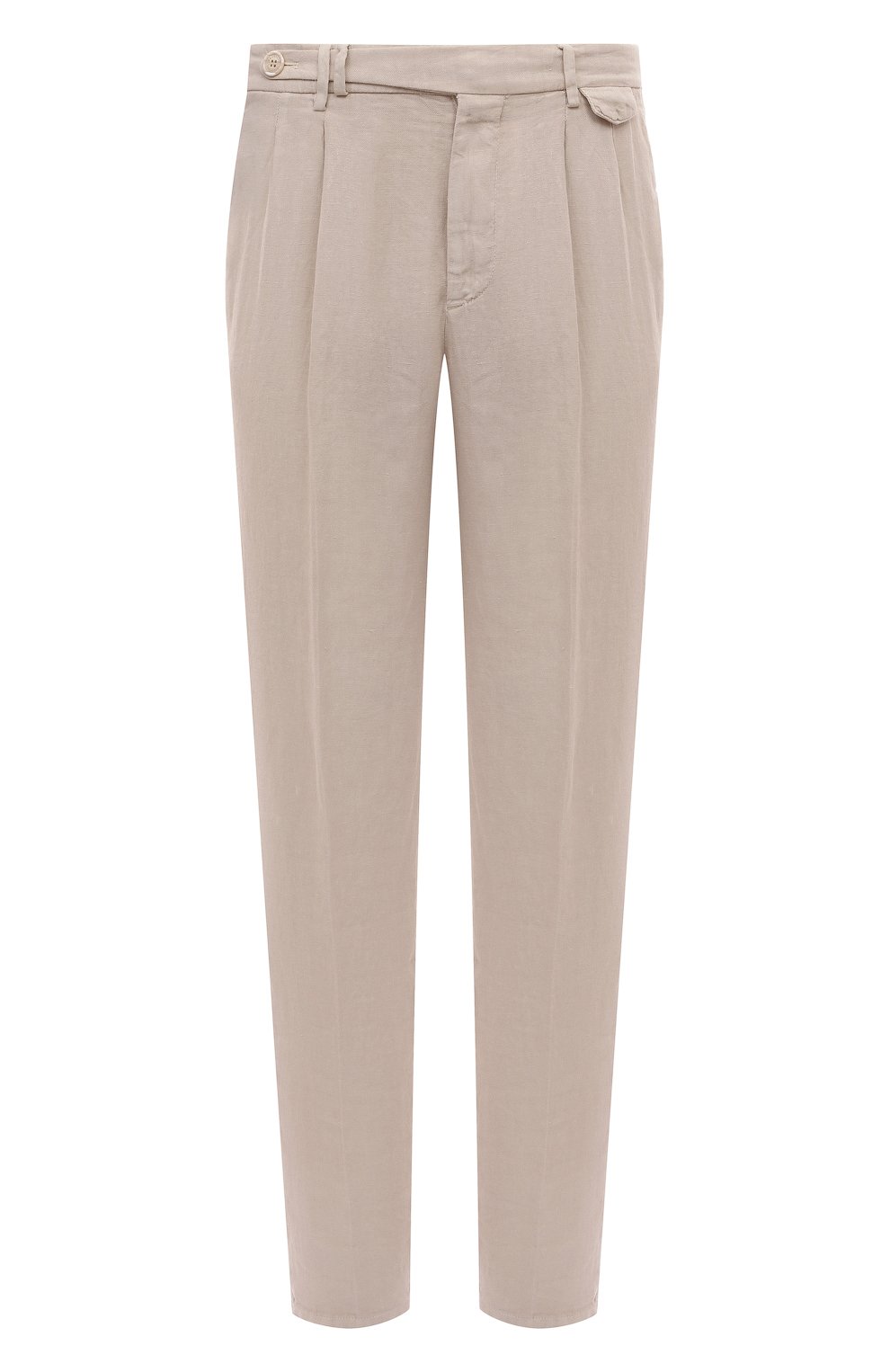 Льняные брюки BRUNELLO CUCINELLI бежевого цвета по цене 91950 руб., арт. M243DB2260, фото 1 Льняные брюки BRUNELLO CUCINELLI, арт. M243DB2260, фото 1