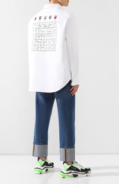 Хлопковая рубашка BALENCIAGA, арт. 571132/TEP11, фото 2