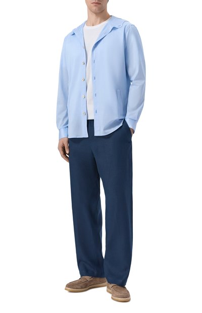 Льняные брюки KITON, арт. UPKN088K0708H, фото 2