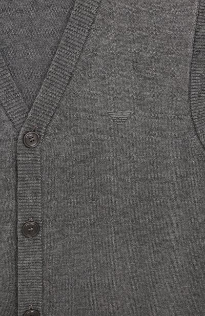 Жилет из хлопка и шерсти EMPORIO ARMANI, арт. 8N4M50/4M16Z, фото 3