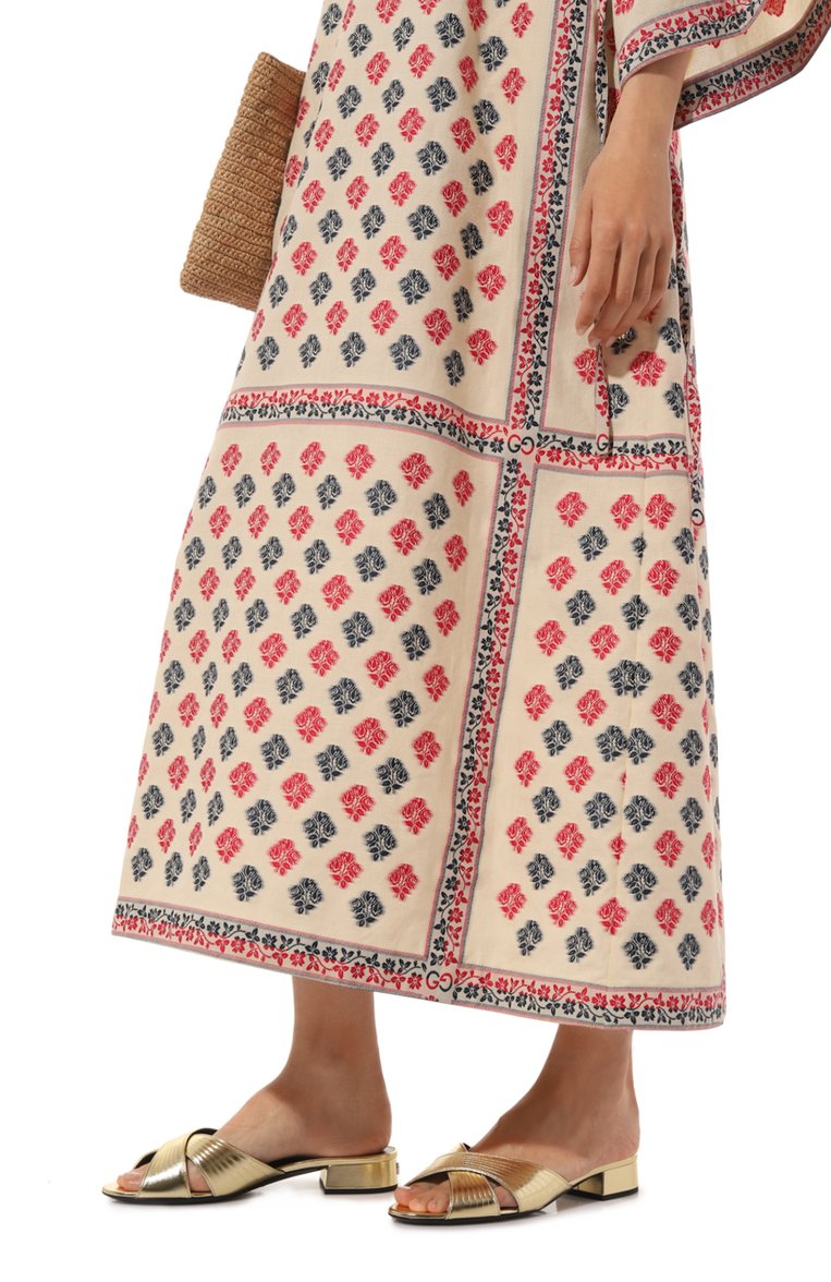 Женские кожаные сабо GUCCI золотого цвета, арт. 645388 B8B00 | Фото 3 (Подошва: Плоская; Каблук высота: Низкий; Материал внутренний: Натуральная кожа; Материал внешний: Натуральная кожа)