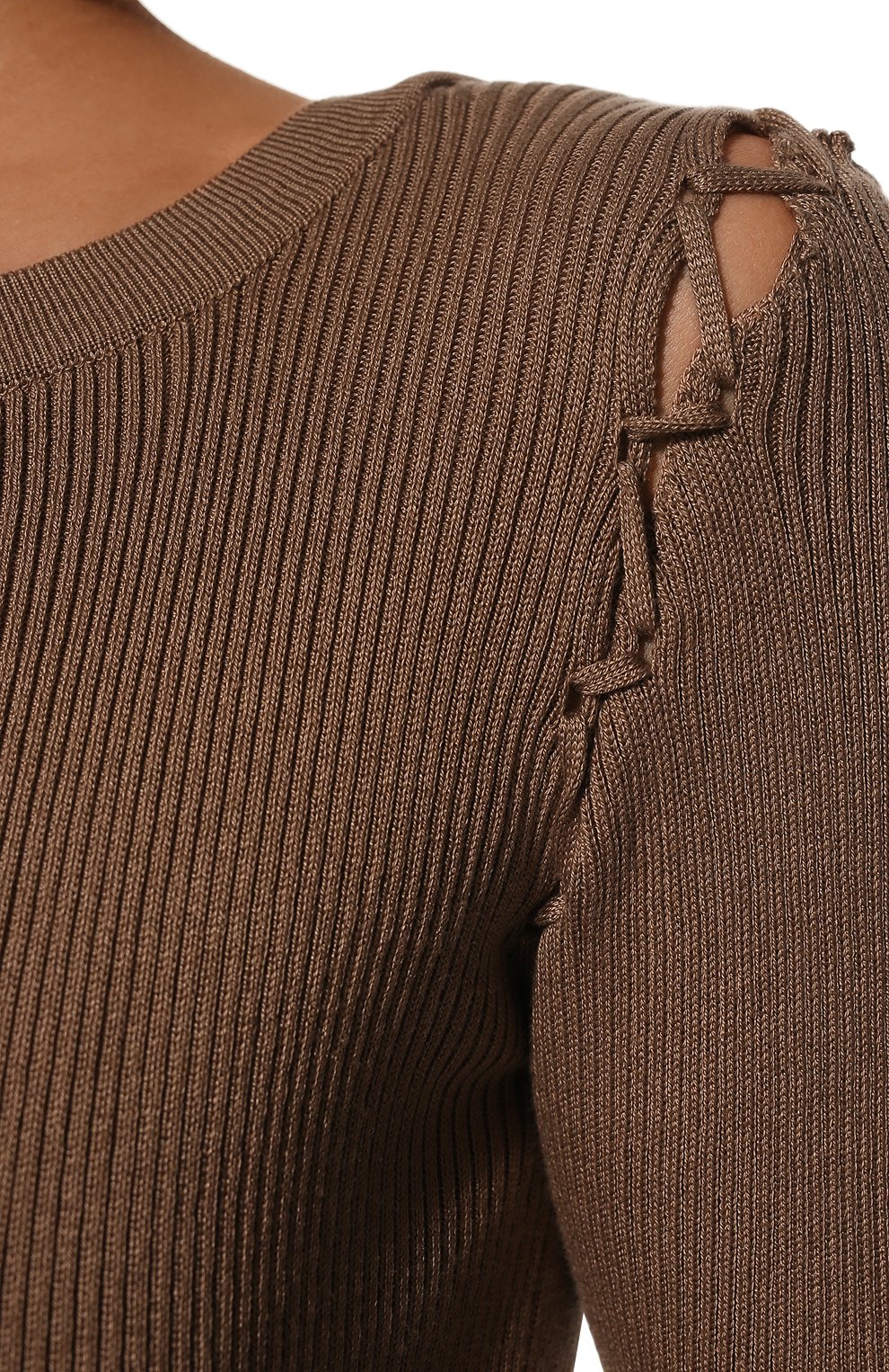 Хлопковый пуловер MANZONI24, арт. 22PM348-XC0LU, фото 5