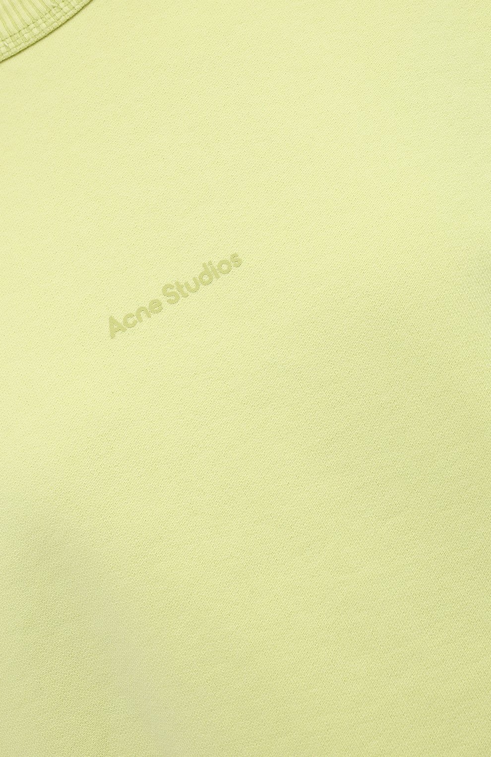 Хлопковый свитшот ACNE STUDIOS светло-зеленого цвета по цене 45600 руб., арт. AI0067, фото 5 Хлопковый свитшот ACNE STUDIOS, арт. AI0067, фото 5