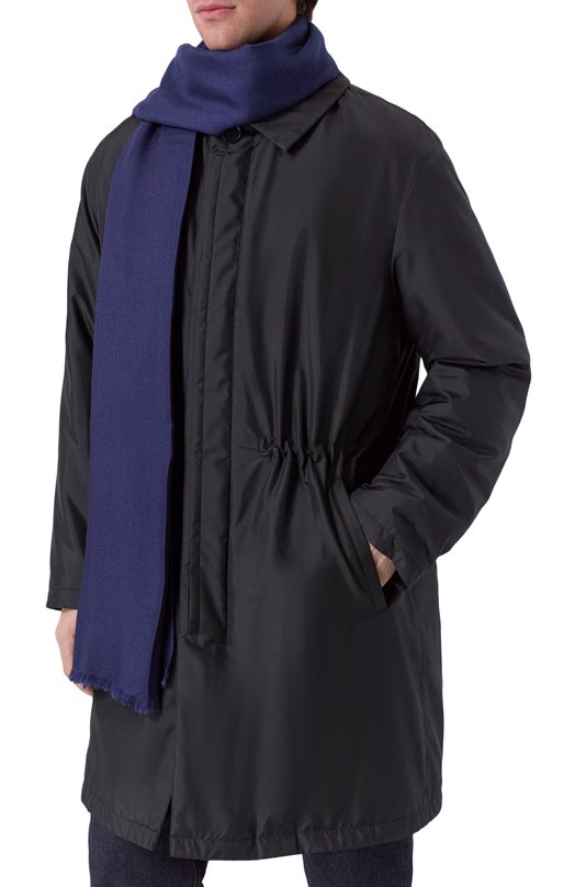 Шарф из кашемира и шелка MVST S8/70X200/P759-J42 Синий  S8/70X200/P759-J42 Фото 2